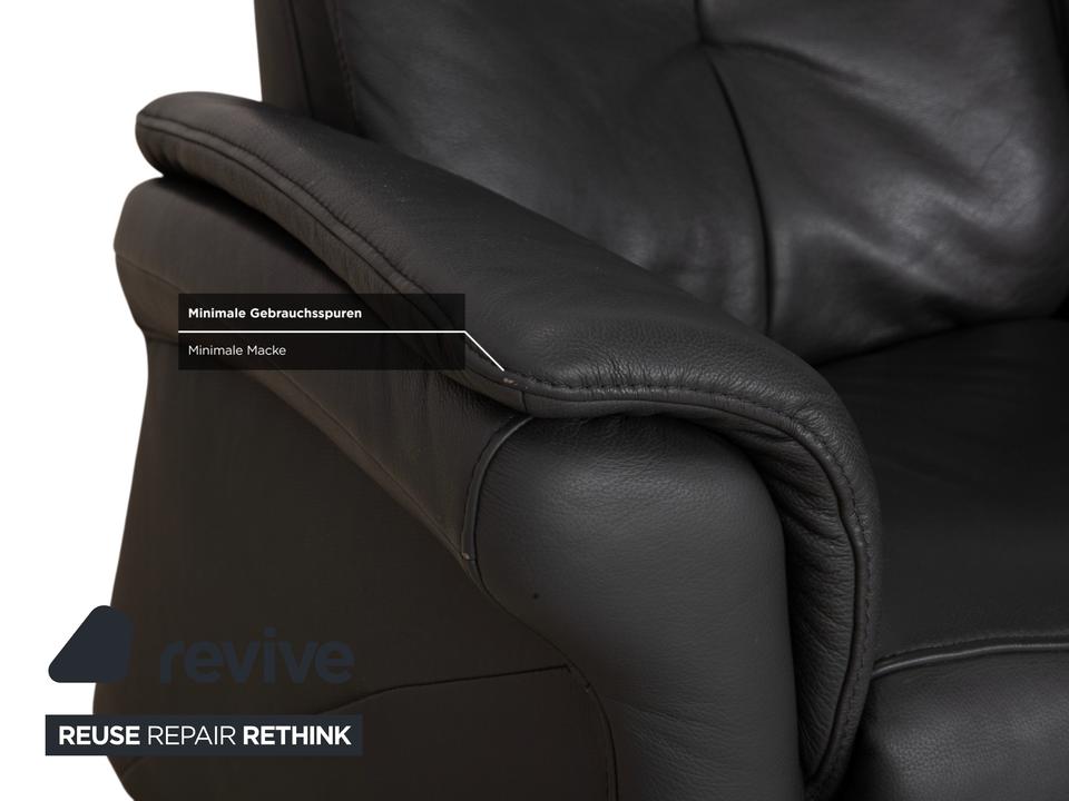 Mondo Varia Leder Zweisitzer Dunkelgrau Anthrazit manuelle – Bild 13