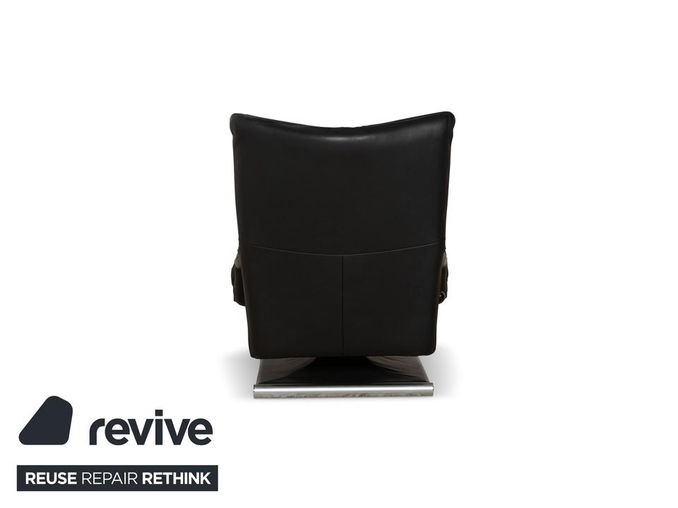 Rolf Benz 6500 Leder Sessel Schwarz manuelle Funktion ✨ – Bild 8