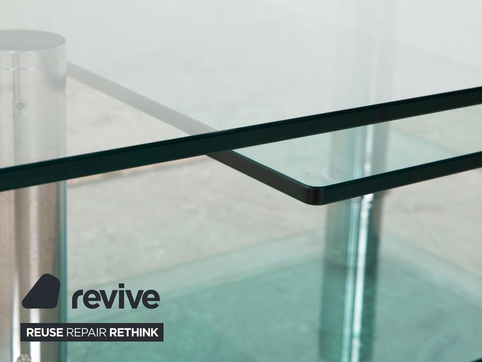 Ronald Schmitt K500 Glas Couchtisch Silber manuelle Funktion – Bild 6