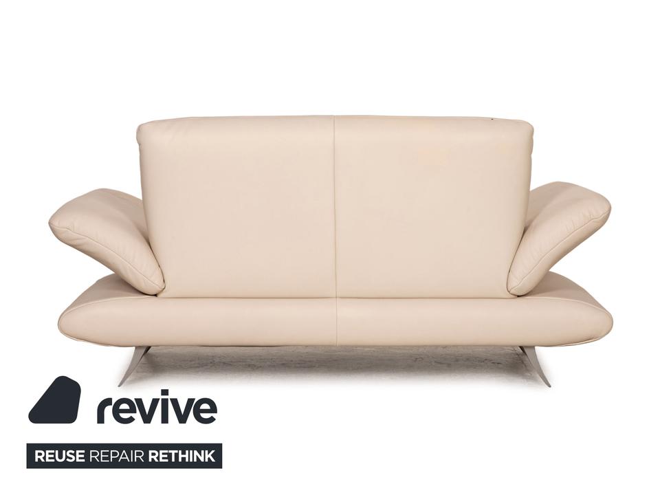 Koinor Rossini Leder Sofa Creme Zweisitzer Couch Funktion ✨ – Bild 11
