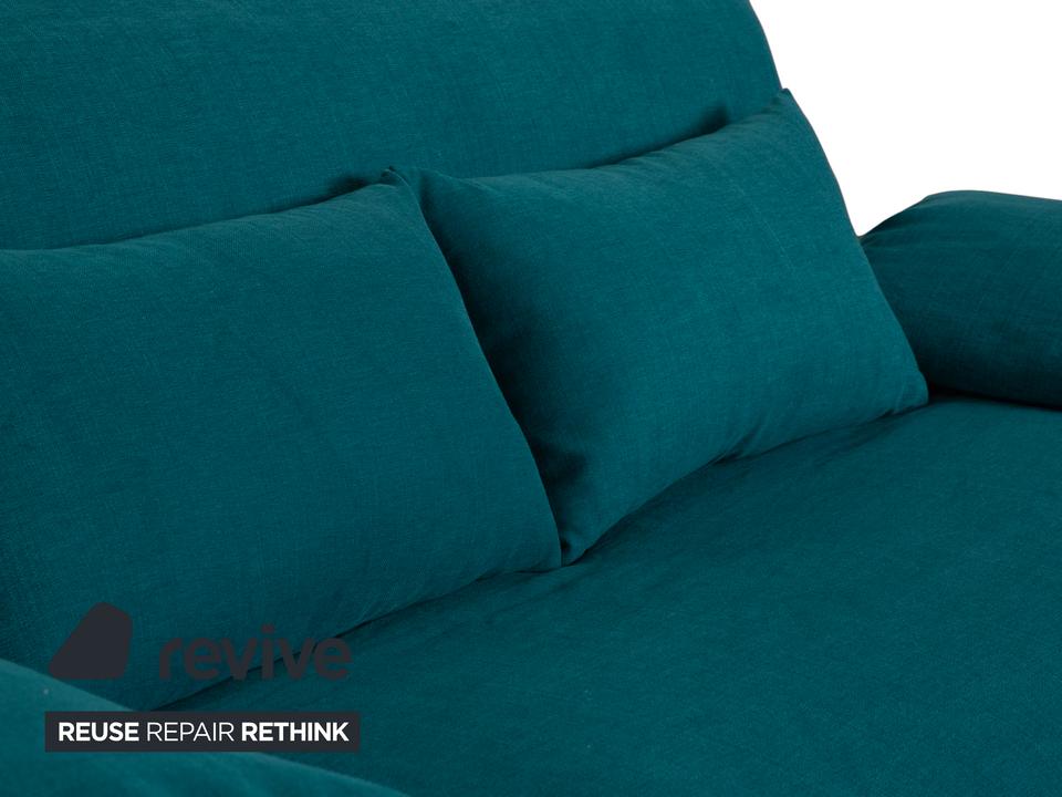 Ligne Roset Multy Stoff Dreisitzer Grün Blau Petrol ✨ – Bild 8
