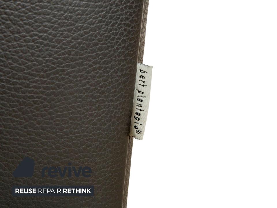 4er Garnitur bert plantagie ARC-E Leder Stuhl Anthrazit Esszimmer – Bild 7