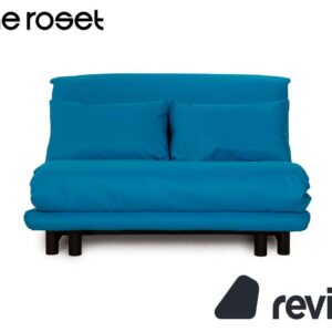 ligne roset Multy Stoff Zweisitzer Blau Schlafsofa Neubeuzug ✨