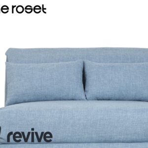 Ligne Roset Multy Zweisitzer Stoff Hellblau Grau manuelle ✨
