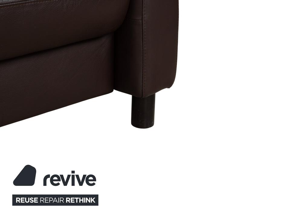 Stressless Wave Leder Dreisitzer Braun Espresso manuelle – Bild 10