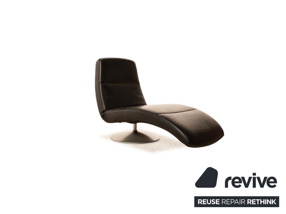 Ewald Schillig Silence Leder Liege Schwarz manuelle Funktion ✨ – Bild 8