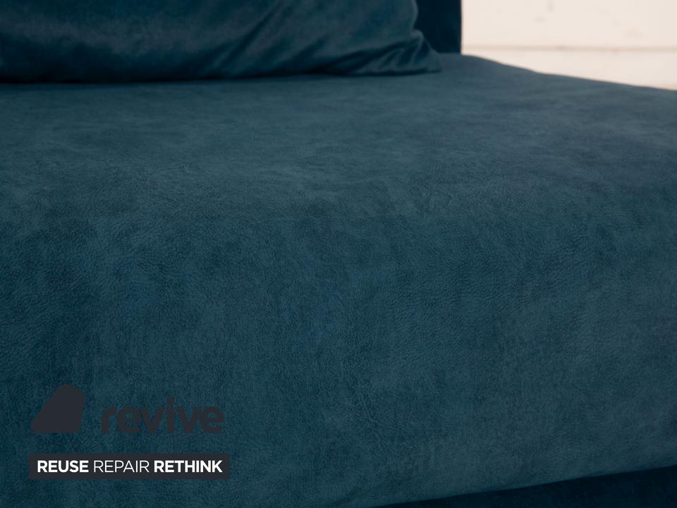 Ligne Roset Multy Dreisitzer Blau Petrol Schlafsofa Couch Sofa ✨ – Bild 4