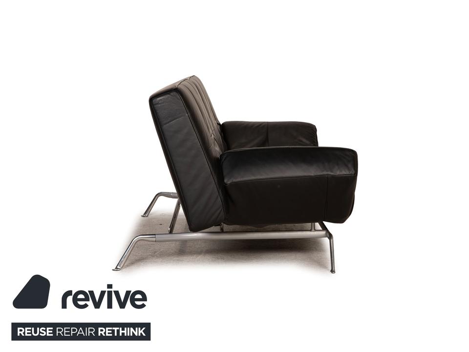 ligne roset Smala Leder Sofa Schwarz Dreisitzer Couch Funktion ✨ – Bild 8