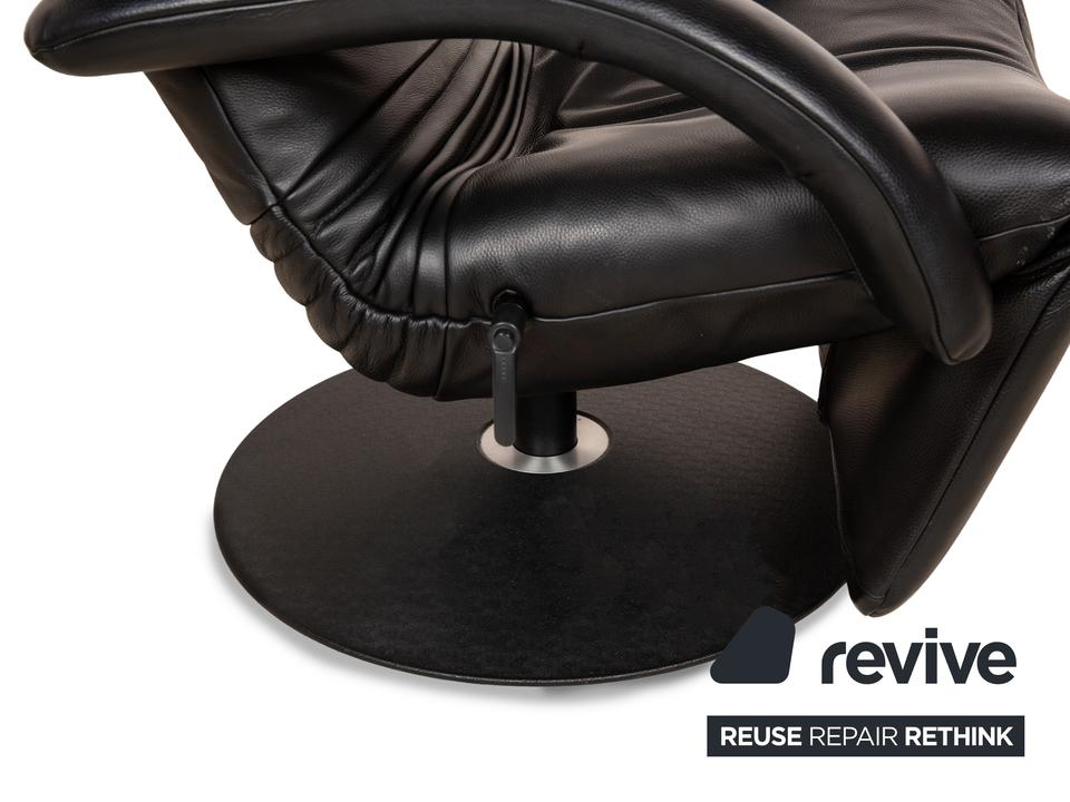 Jori Yoga Leder Sessel Schwarz manuelle Funktion ✨ – Bild 5