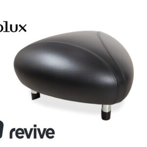 Leolux Leder Hocker Schwarz