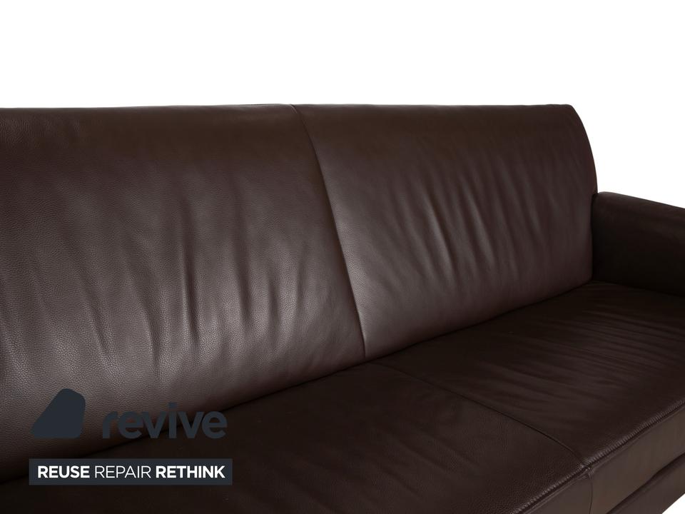 Jori Glove JR-8900 Leder Chrom Dreisitzer Braun Mokka manuelle – Bild 6