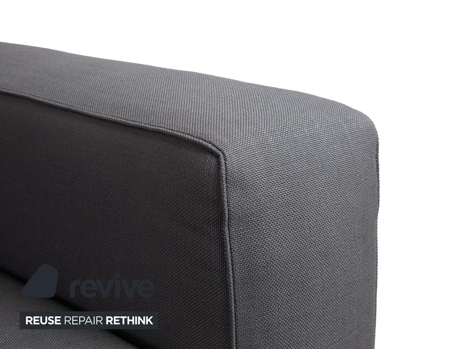 Minotti Stoff Ecksofa Grau Sofa Couch – Bild 4