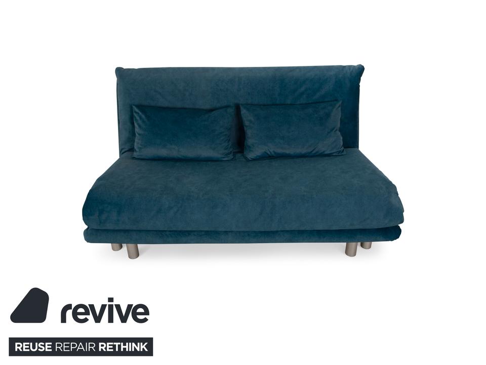 Ligne Roset Multy Dreisitzer Blau Petrol Schlafsofa Couch Sofa ✨ – Bild 10