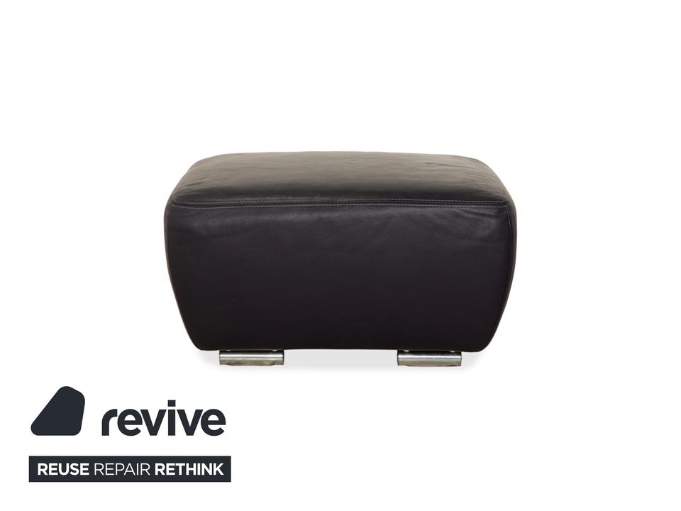 Koinor Avanti Leder Hocker Lila Aubergine – Bild 8