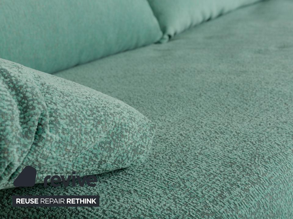Ligne Roset Multy Stoff Dreisitzer Türkis Grün Sofa Couch ✨ – Bild 7