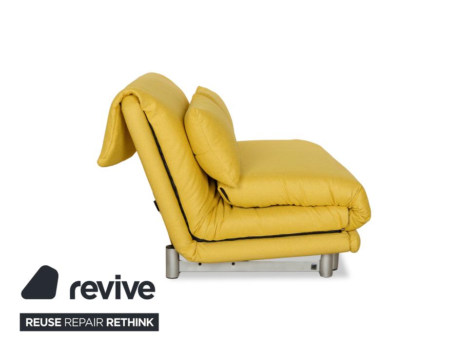 Ligne Roset Multy Stoff Zweisitzer Gelb Schlafsofa Couch ✨ – Bild 8