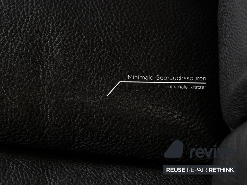 de Sede DS 10 Leder Zweisitzer Schwarz Sofa Couch – Bild 6