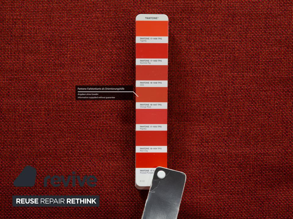 Ligne Roset Multy Stoff Dreisitzer Rot Orange Schlaffunktion ✨ – Bild 8