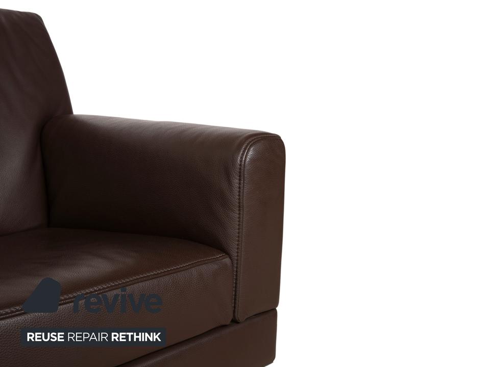 Jori Glove JR-8900 Leder Chrom Dreisitzer Braun Mokka manuelle – Bild 5