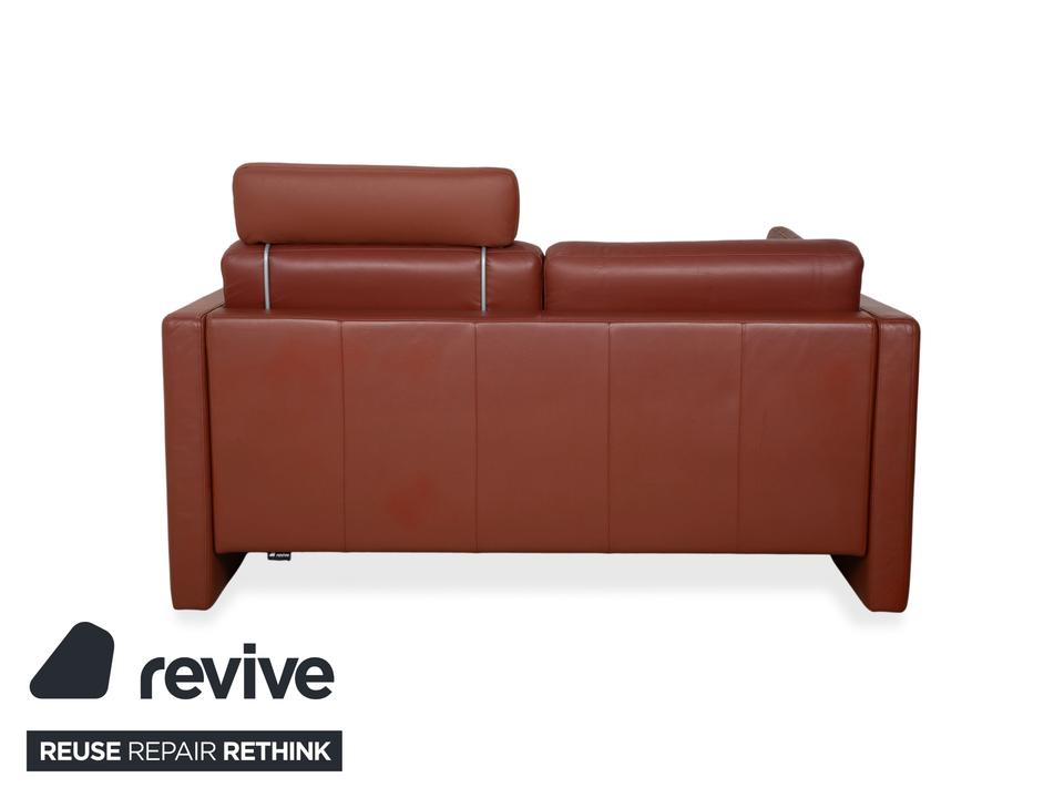 Rolf Benz Ego Leder Zweisitzer Braun Sofa Couch – Bild 10