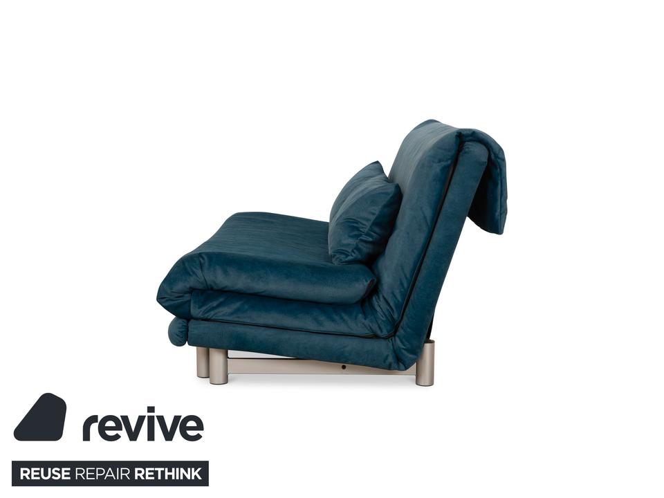 Ligne Roset Multy Dreisitzer Blau Petrol Schlafsofa Couch Sofa ✨ – Bild 9