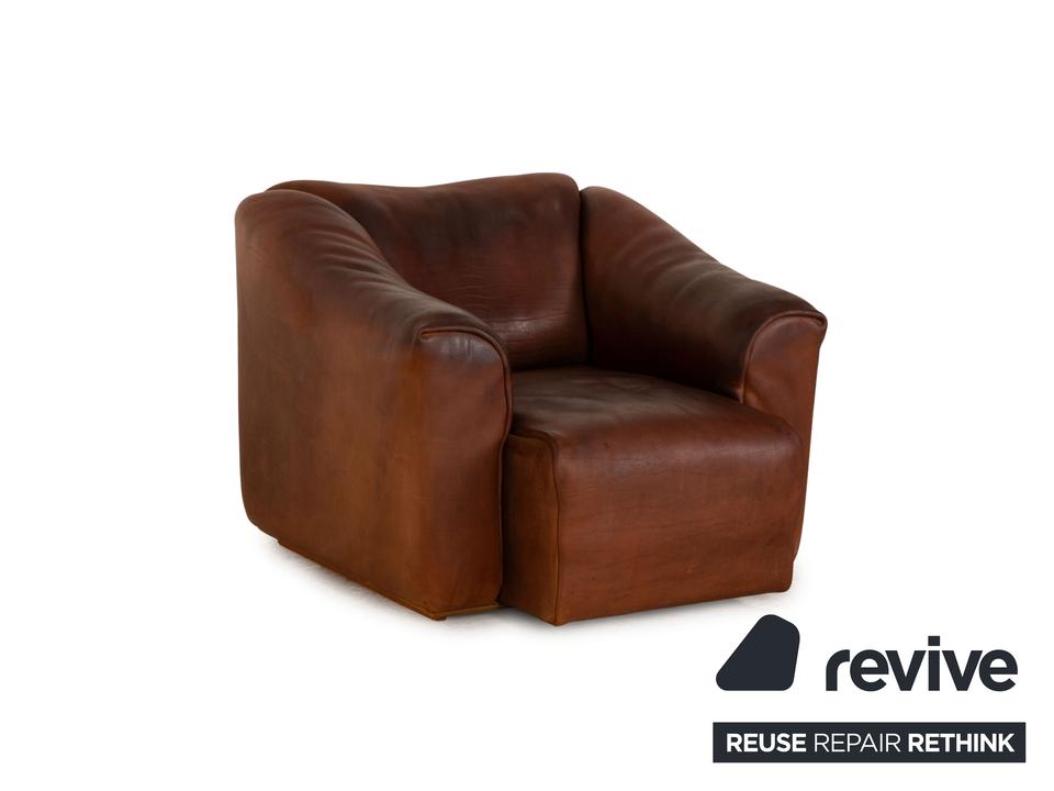 de Sede DS 47 Leder Sessel Braun Vintage manuelle Funktion ✨ – Bild 2