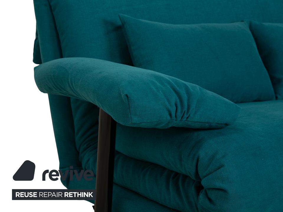 Ligne Roset Multy Stoff Dreisitzer Grün Blau Petrol ✨ – Bild 10