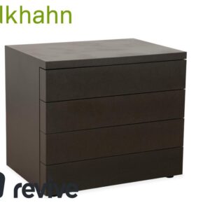 Wilkhahn Holz Sideboard Schwarz Anthrazit Kommode