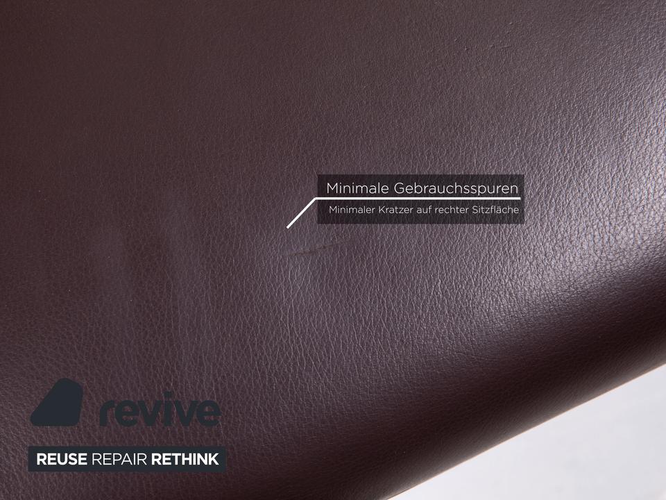 Koinor Rossini Leder Sofa Braun Dunkelbraun Zweisitzer manuelle ✨ – Bild 5