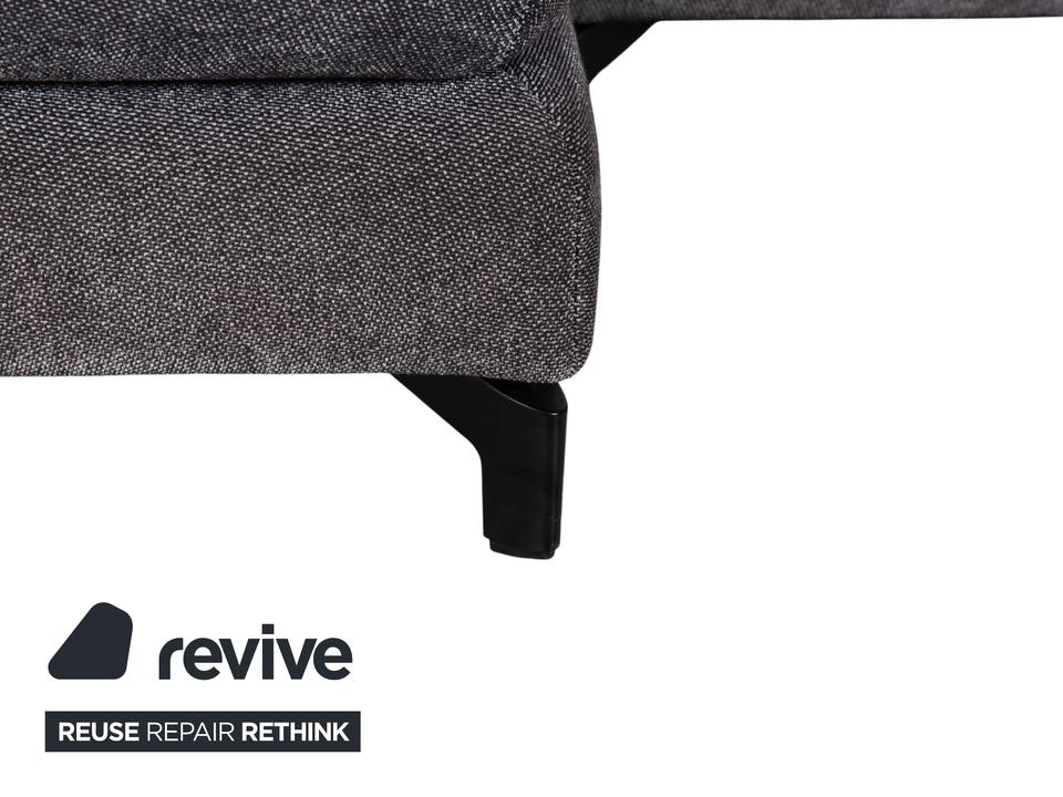 Rolf Benz Nuvola Stoff Ecksofa Grau Anthrazit Sofa Couch – Bild 8