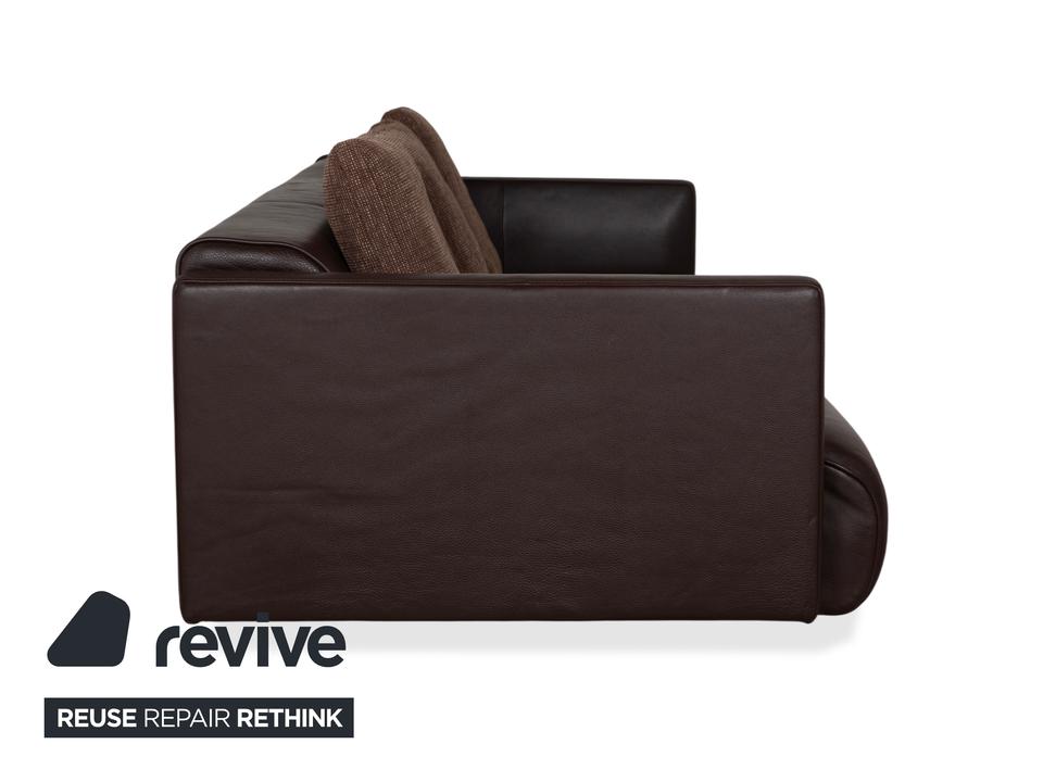 Rolf Benz 6300 Leder Viersitzer Braun Espresso Sofa Couch – Bild 13