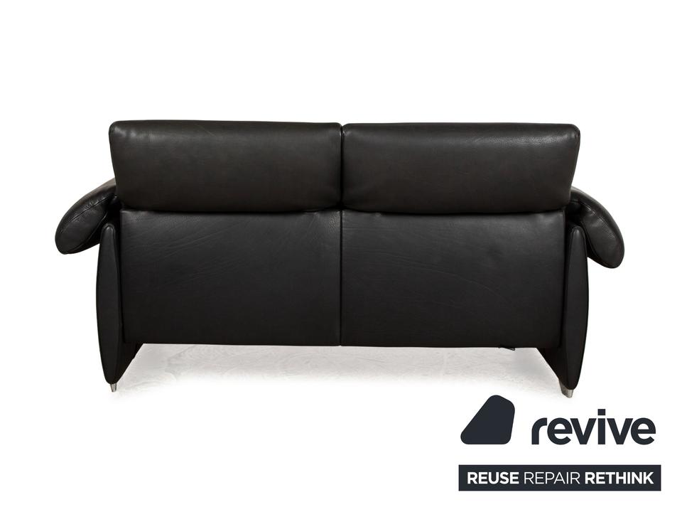de Sede DS 10 Leder Zweisitzer Schwarz Sofa Couch – Bild 15