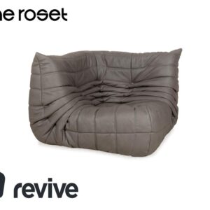 Ligne Roset Togo Textilleder Vegan Sessel Grau Neubezug ✨