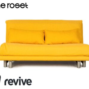 Ligne Roset Multy Stoff Dreisitzer Gelb Schlaffunktion ✨