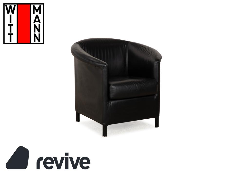 Wittmann Aura Leder Sessel Schwarz ✨