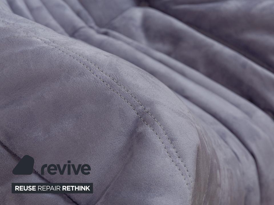 Ligne Roset Togo Stoff Zweisitzer Grau Denver 391 Sofa Couch ✨ – Bild 3