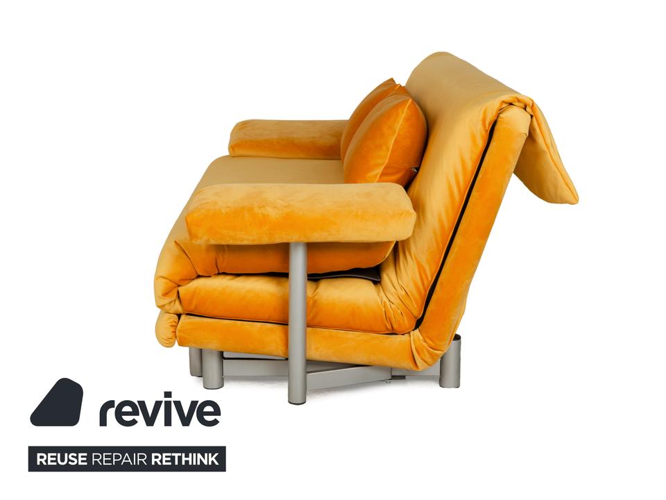 Ligne Roset Multy Stoff Dreisitzer Gelb Gold mit Armlehnen ✨ – Bild 11