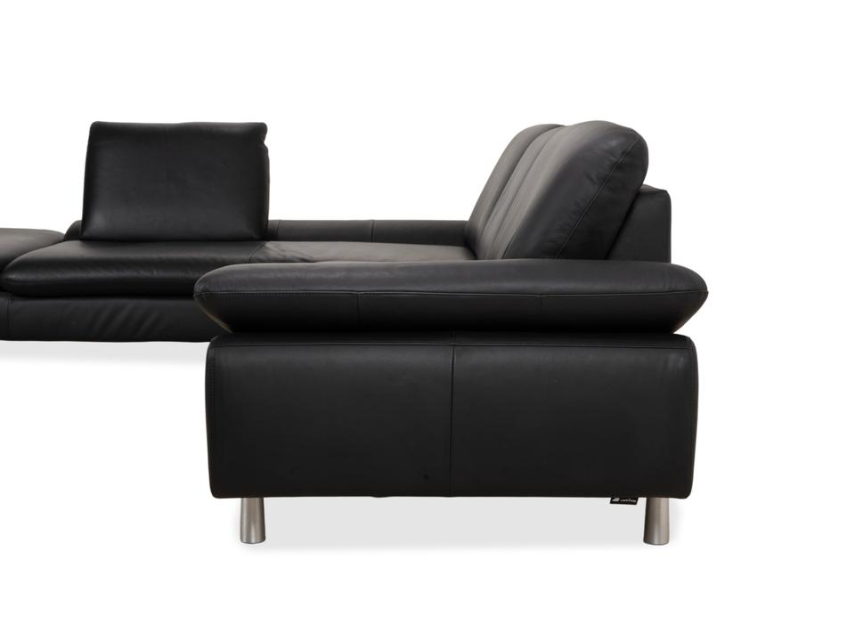 Willi Schillig Loop Leder Ecksofa Schwarz Anthrazit Sofa Couch – Bild 14