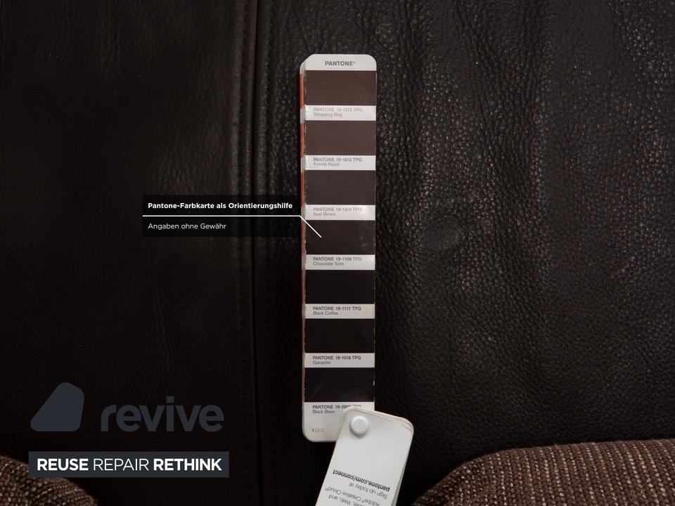 Rolf Benz 6300 Leder Viersitzer Braun Espresso Sofa Couch – Bild 11