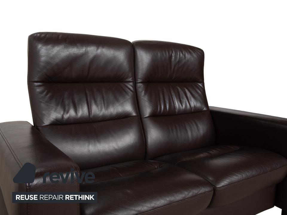 Stressless Wave Leder Dreisitzer Braun Espresso manuelle – Bild 9