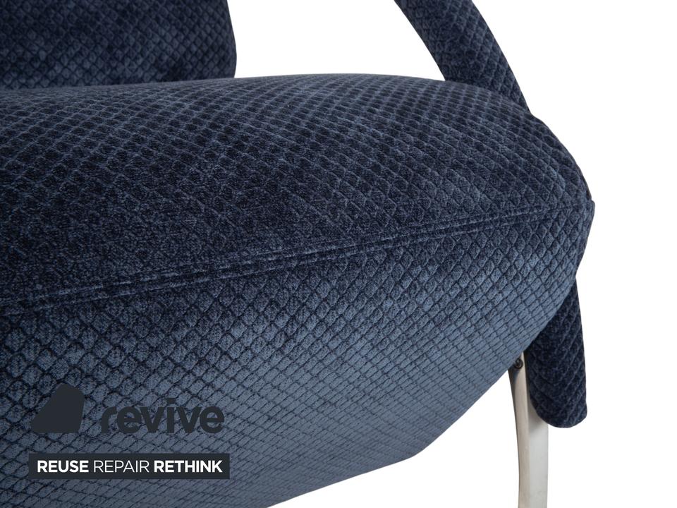 Rolf Benz 3100 Stoff Sessel Blau Neubezug manuelle Funktion ✨ – Bild 5