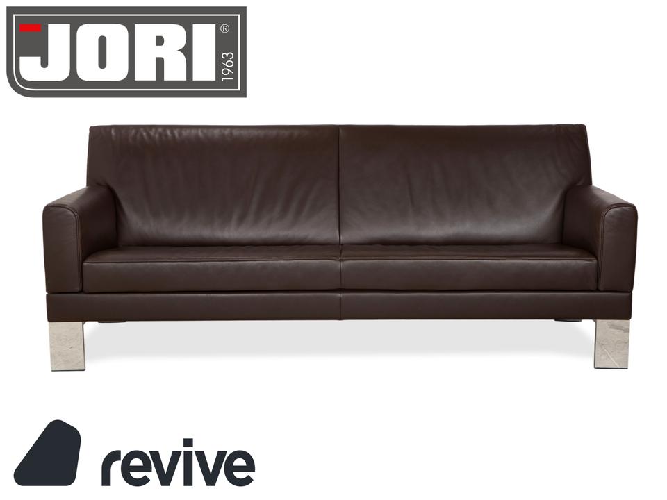 Jori Glove JR-8900 Leder Chrom Dreisitzer Braun Mokka manuelle