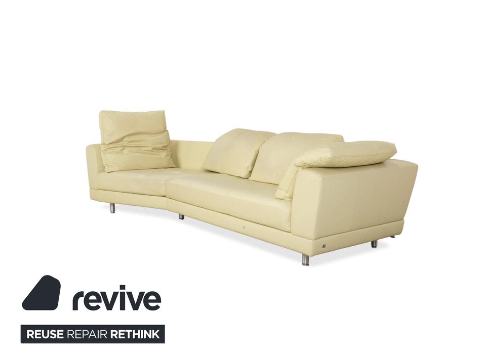 Rolf Benz 3000 Leder Viersitzer Pistazie Grün Sofa Couch – Bild 5