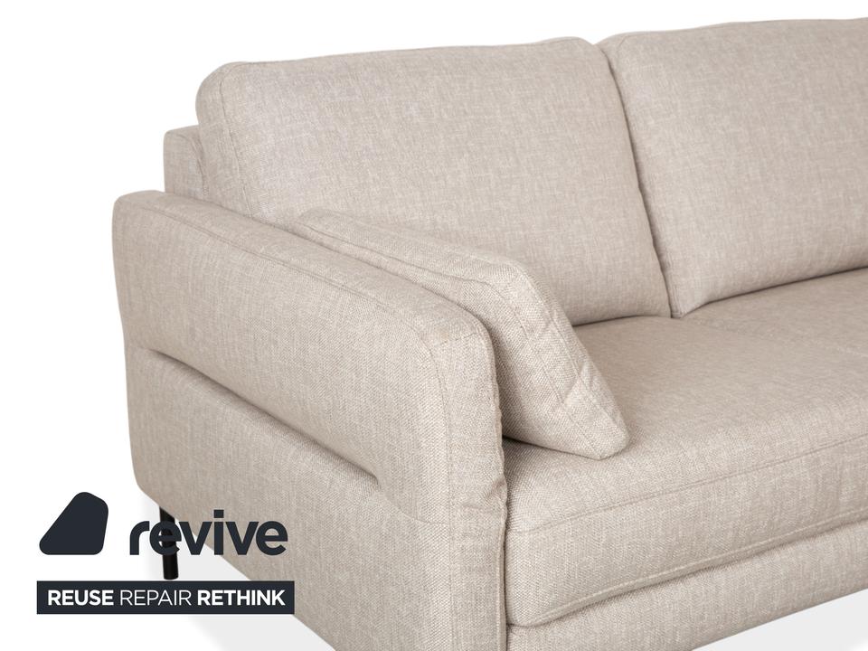 Contur Enna Stoff Ecksofa Beige Sofa Couch – Bild 4