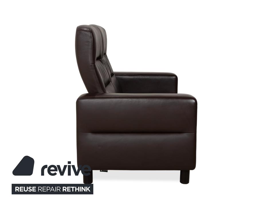Stressless Wave Leder Dreisitzer Braun Espresso manuelle – Bild 14