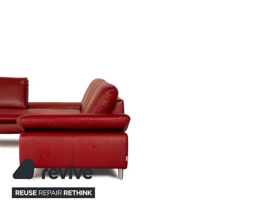 Willi Schillig Loop Leder Ecksofa Rot manuelle Funktion ✨ – Bild 9