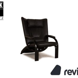 WK Wohnen Spot 698 Leder Sessel Schwarz manuelle Relaxfunktion ✨
