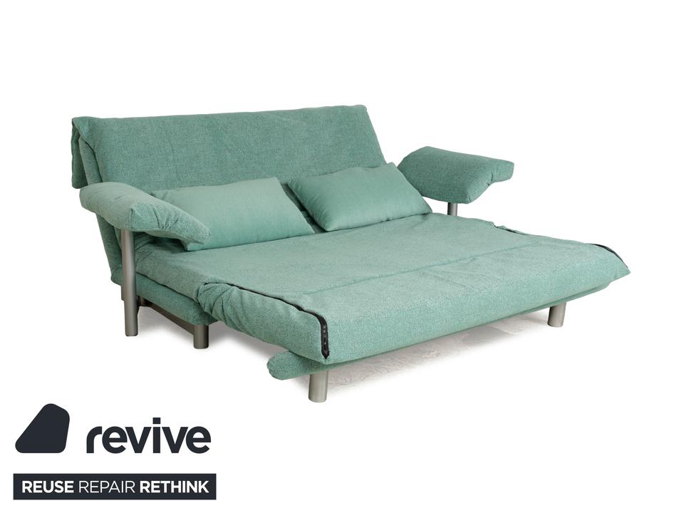Ligne Roset Multy Stoff Dreisitzer Türkis Grün Sofa Couch ✨ – Bild 5