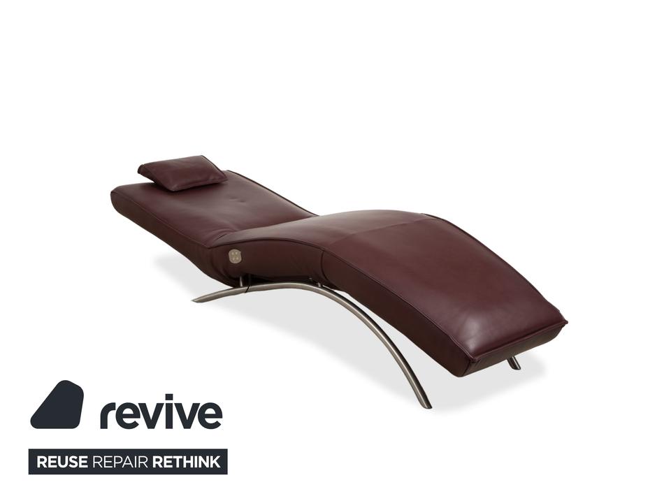 Koinor Jonas Liege Rot Bordeaux Weinrot elektrische Relaxfunktion – Bild 4