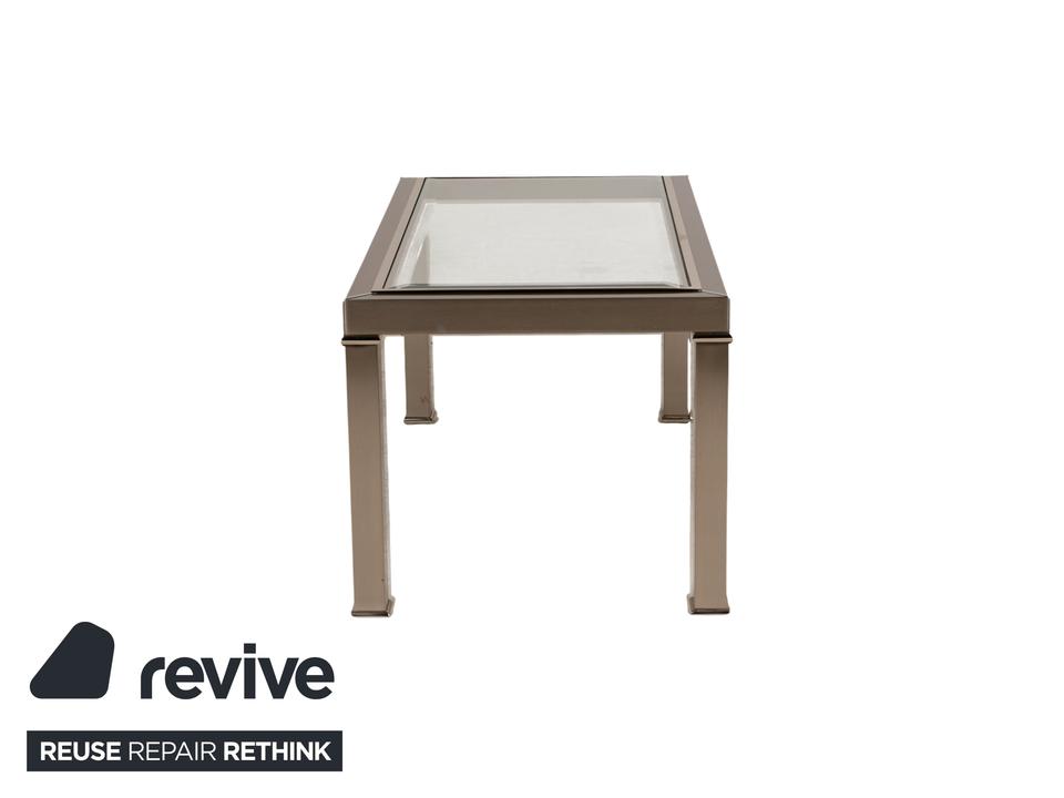 Sovet Italia Nice Glas Couchtisch Silber Satztische – Bild 12